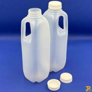 Natural HDPE Milk Bottle 1000ml S/Cap W/Neck (38mm)