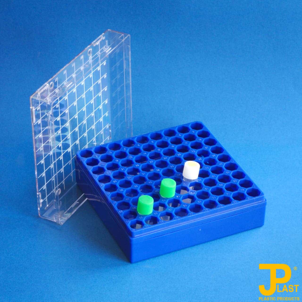 Box Cryostore™ cryo storage plastic for 1.2ml - 2ml cryo tubes 81 place - Image 2